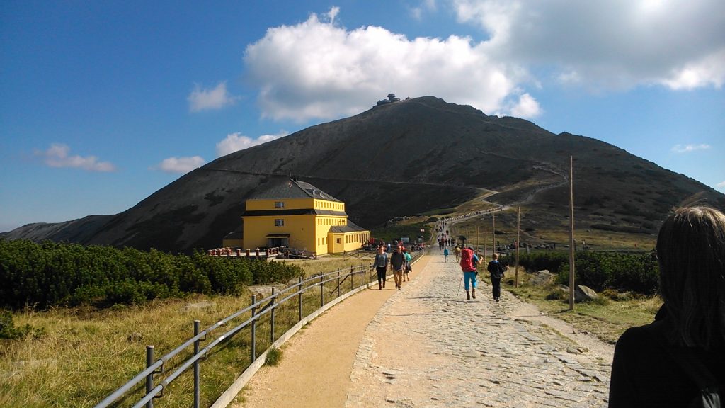 Die Schneekopp (1600 m) fest im Blick